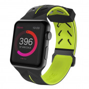 X-doria Action Band for Apple Watch 38mm, 40mm (black/green) 2