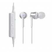 Audio-Technica ATH-CKR35BTSV Sound Reality Tooth - безжични блутут слушалки с микрофон за мобилни устройства (бял) 1
