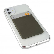 4smarts DressUP Anti-RFID Backpack - поставка тип джоб за документи и карти с RFID защита (тъмнозелен) 1