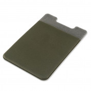 4smarts DressUP Anti-RFID Backpack - поставка тип джоб за документи и карти с RFID защита (тъмнозелен)