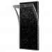 Spigen Liquid Crystal Glitter Case - тънък качествен силиконов (TPU) калъф за Samsung Galaxy Note 10 Plus (прозрачен)  3