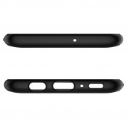 Spigen Rugged Armor Case - тънък качествен силиконов (TPU) калъф за Samsung Galaxy A70 (черен) 5