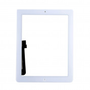 OEM iPad 4 Touch Screen Digitizer with Home button and Glass (white)