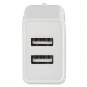 4smarts Wall Charger VoltPlug Dual 12W - захранване за ел. мрежа 2.4A с два USB изхода (бял) 1