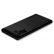 Spigen Slim Armor CS Case - хибриден кейс с отделение за кр. карти и най-висока степен на защита за Samsung Galaxy Note 10 (черен) 2