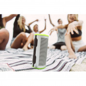 Braven Stryde 360 Active Series Bluetooth Speaker - безжичен водоустойчив спийкър с микрофон и външна батерия (сив-червен)  4
