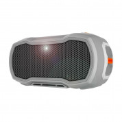 Braven Ready Pro Outdoor Series Bluetooth Speaker - безжичен водоустойчив спийкър с микрофон и вънпна батерия (сив-оранжев)  2