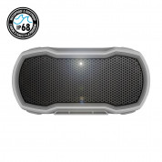 Braven Ready Pro Outdoor Series Bluetooth Speaker - безжичен водоустойчив спийкър с микрофон и вънпна батерия (сив-оранжев) 