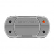 Braven Ready Pro Outdoor Series Bluetooth Speaker - безжичен водоустойчив спийкър с микрофон и вънпна батерия (сив-оранжев)  1