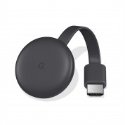 Google Chromecast 3.0 - прехвърлете и вижте всичко от вашето мобилно устройство на телевизора (черен)