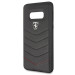 Ferrari Heritage Quilted Leather Hard Case - кожен кейс (естествена кожа) за Samsung Galaxy S10e (черен) 3