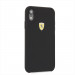 Ferrari Hard Silicone Case - силиконов (TPU) калъф за iPhone XR (черен) 2