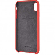 Ferrari Hard Silicone Case - силиконов (TPU) калъф за iPhone XR (червен) 3