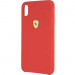 Ferrari Hard Silicone Case - силиконов (TPU) калъф за iPhone XR (червен) 1