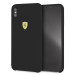 Ferrari Hard Silicone Case - силиконов (TPU) калъф за iPhone XS, iPhone X (черен) 2