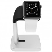 Macally Apple Watch Stand - луксозна алуминиева поставка за Apple Watch (сребриста) 5