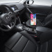 Macally Car Cup Holder Mount - поставка за кола с безжично зареждане за QI съвместими смартфони с ширина от 54мм. до 120мм. 4