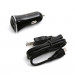 Platinet Car Charger 3 x USB 5.2A with MicroUSB Cable 1m - зарядно за кола с 3 x USB порта (100 см) (черен) 1