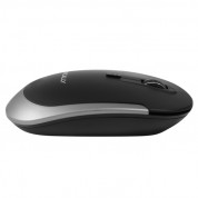 Macally Bluetooth Optical Quiet Click Mouse - безжична блутут мишка за PC и Mac (тъмносив-черен)  2