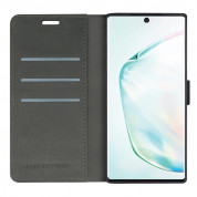 Case FortyFour No.11 Case - кожен калъф с поставка за Samsung Galaxy Note 10 Plus (черен) 1