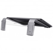 Macally Adjustable Aluminum Laptop Stand - регулируема алуминиева поставка за лаптоп поставка за MacBook и лаптопи (сребриста) 7