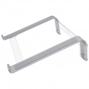 Macally Adjustable Aluminum Laptop Stand - регулируема алуминиева поставка за лаптоп поставка за MacBook и лаптопи (сребриста) 1