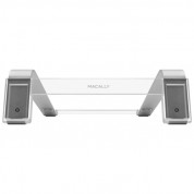 Macally Adjustable Aluminum Laptop Stand - регулируема алуминиева поставка за лаптоп поставка за MacBook и лаптопи (сребриста) 3