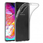 Case FortyFour No.1 Case - силиконов (TPU) калъф за Samsung Galaxy A70 (прозрачен)