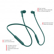 Huawei FreeLace Bluetooth Headset CM70-C - безжични Bluetooth слушалки с микрофон за мобилни устройства (зелен)  6