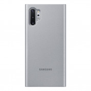 Samsung Clear View Cover EF-ZN975CS - оригинален кейс, през който виждате информация от дисплея за Samsung Galaxy Note 10 Plus (сребрист) 1