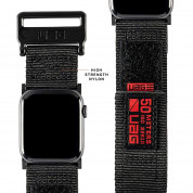 Urban Armor Gear Active Watch Strap - изключително здрава текстилна каишка за Apple Watch 42мм, 44мм, 45мм (черен) 4