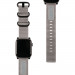 Urban Armor Gear Active Nato Strap - изключително здрава текстилна каишка за Apple Watch 38мм, 40мм, 41мм (сив) 1