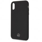 Mercedes-Benz Silicone Hard Case - силиконов (TPU) калъф за iPhone XR (черен) 2
