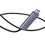 Baseus USB-C to HDMI Cable (CATCY-D0G) -  видео кабел за свързване от USB-C към HDMI 4K и PD 60W за устройства с USB-C порт (черен) 4