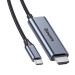 Baseus USB-C to HDMI Cable (CATCY-D0G) -  видео кабел за свързване от USB-C към HDMI 4K и PD 60W за устройства с USB-C порт (черен) 4