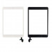 OEM iPad Mini 1, Mini 2 Touch Screen Digitizer with Home button - резервен дигитайзер (тъч скриийн) с външно стъкло и Home бутон за iPad Mini 1, Mini 2 (бял) 2
