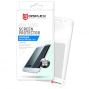 Displex Real Glass 10H Protector 3D Full Cover - калено стъклено защитно покритие за дисплея на Samsung Galaxy S6 Edge (бял-прозрачен)