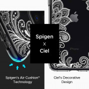 Spigen Ciel White Mandala Case - дизайнерски удароустойчив кейс за iPhone 11 Pro Max (прозрачен) 2