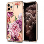 Spigen Ciel Rose Floral Case - дизайнерски удароустойчив кейс за iPhone 11 Pro (прозрачен)