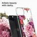 Spigen Ciel Rose Floral Case - дизайнерски удароустойчив кейс за iPhone 11 Pro (прозрачен) 2
