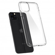 Spigen Crystal Hybrid Case - хибриден кейс с висока степен на защита за iPhone 11 Pro Max (прозрачен) 7