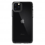 Spigen Crystal Hybrid Case - хибриден кейс с висока степен на защита за iPhone 11 Pro Max (прозрачен) 3