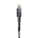 Nonda ZUS 180 Lightning Carbon Fiber Cable - Lightning кабел с оплетка от карбон за iPhone, iPad и устройства с Lightning порт (120 см) 2