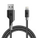 Nonda ZUS 180 Lightning Carbon Fiber Cable - Lightning кабел с оплетка от карбон за iPhone, iPad и устройства с Lightning порт (120 см) 1