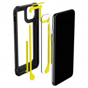 Spigen Gauntlet Case - хибриден кейс с висока степен на защита за iPhone 11 Pro (черен) 2