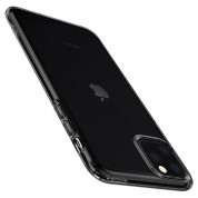 Spigen Liquid Crystal Case - тънък силиконов (TPU) калъф за iPhone 11 Pro Max (сив)  6