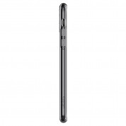 Spigen Liquid Crystal Case - тънък силиконов (TPU) калъф за iPhone 11 Pro Max (сив)  2