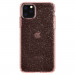 Spigen Liquid Crystal Glitter Case - тънък силиконов (TPU) калъф за iPhone 11 Pro Max (розов)  4
