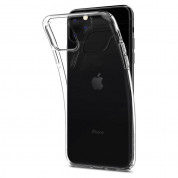 Spigen Liquid Crystal Case - тънък силиконов (TPU) калъф за iPhone 11 Pro (прозрачен)  6