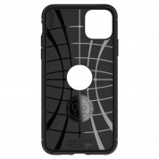 Spigen Rugged Armor Case - тънък силиконов (TPU) калъф за iPhone 11 Pro Max (черен)  6